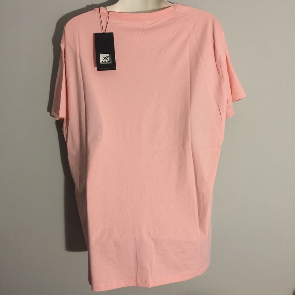 XRAY Jeans Graphic Pink Shirt NWT - Picture 5 of 7